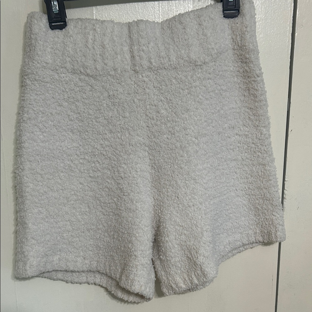 Skims Cozy White Women's Shorts